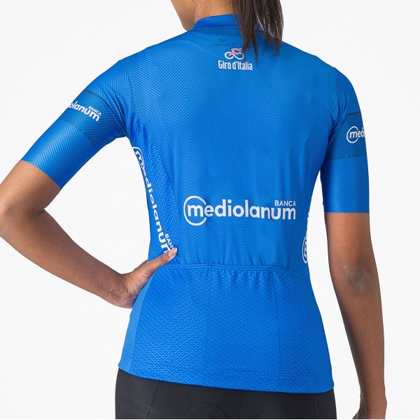 Dames Fietskleding Blauw Giro d'Italia 2024 Competizione-shirt