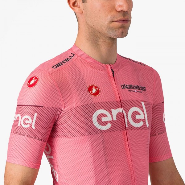 Heren Fietskleding Roze Trui Giro d'Italia 2024 Classificatie