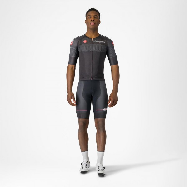 Heren Fietskleding Zwart Giro d'Italia 2024 koersshirt