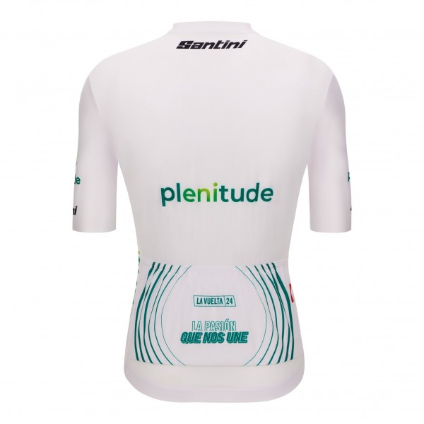 Heren Fietskleding Vuelta Espana witte trui 2024
