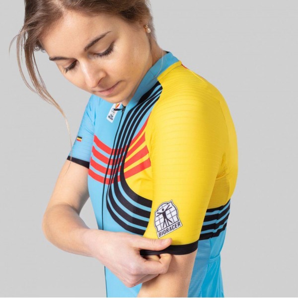Dames Fietskleding, Belgisch Elftal dames bibshort - Parijs 2024