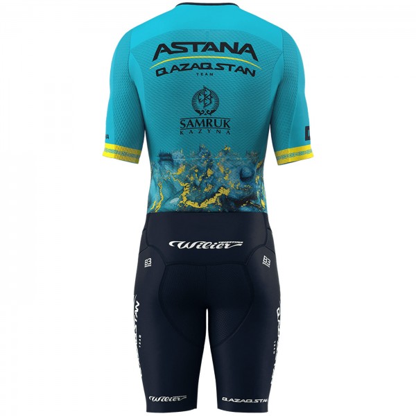 Heren Fietskleding Biemme Astana Qazaqstan 2024 Eendelig Pak