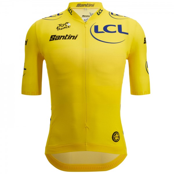 Heren Fietskleding Gele trui Tour de France 2024