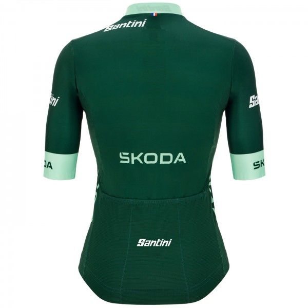 T-shirt Tour de France 2024 fanlijn dames Groene trui