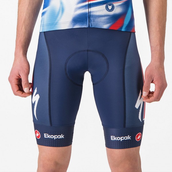Heren Fietskleding Castelli Soudal Quick-Step 2024 Competizione korte koersbroek met bretels