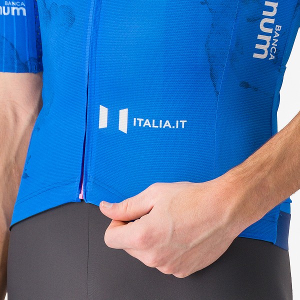 Heren Fietskleding Blauwe Giro d'Italia 2025 Race 8S Shirt