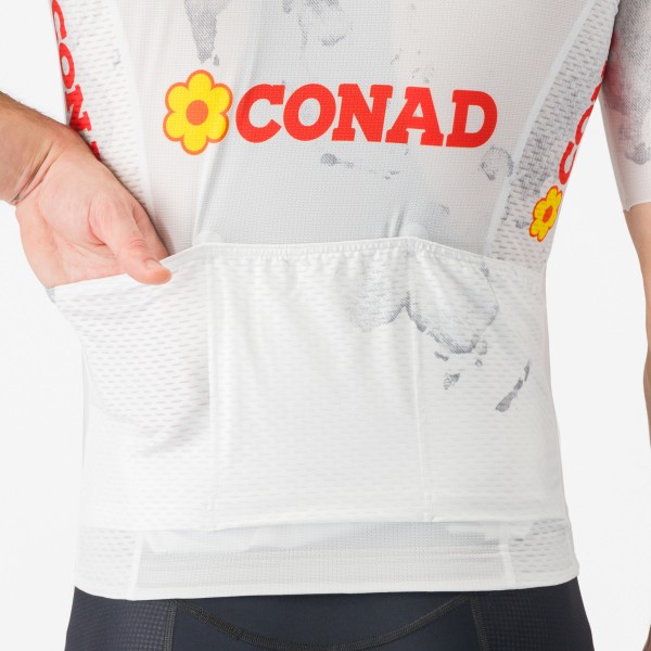 Heren Fietskleding Wit Giro d'Italia 2025 Competizione 3-shirt