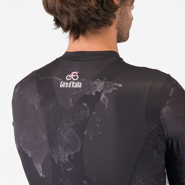 Zwart Giro d'Italia 2025 Competizione 3-shirt voor heren