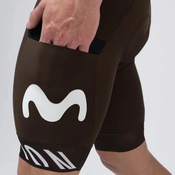 Heren Fietskleding Gobik Movistar Team Gravel Squad 2025 Grit 2.0 koersbroek