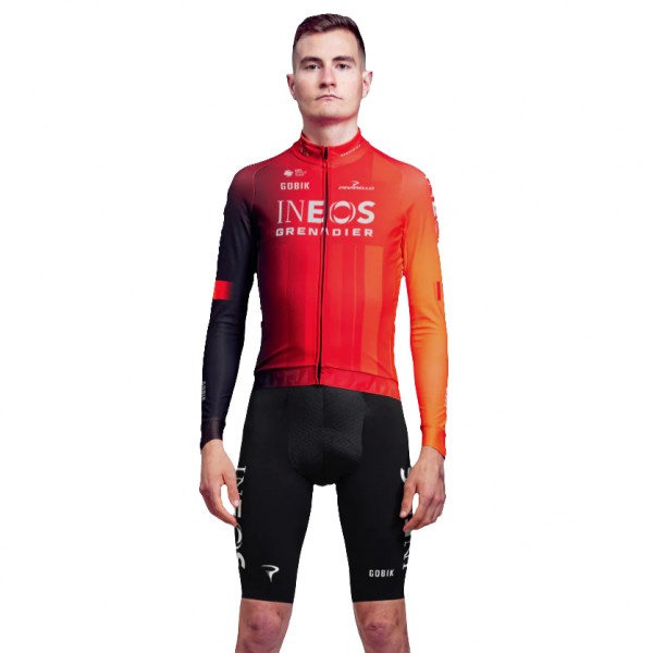 Heren Fietskleding Gobik Ineos Grenadiers 2025 Hyder trui met lange mouwen