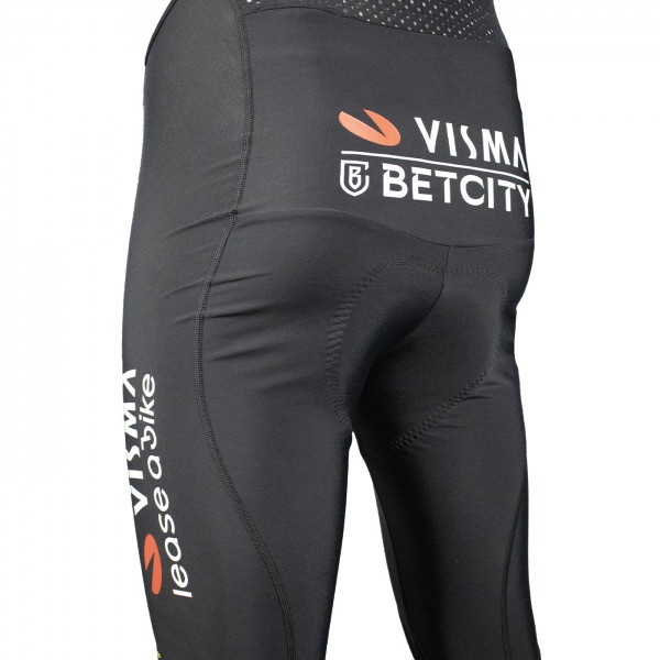 Heren Fietskleding Team Visma Lease a Bike Premium lange koersbroek 2025
