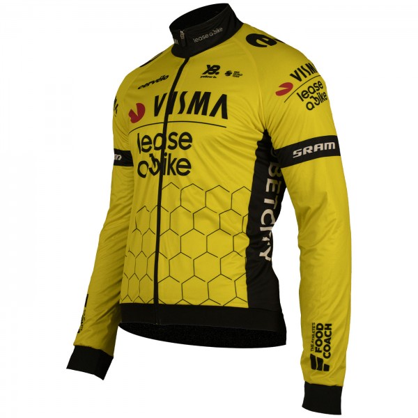 Heren Fietskleding Team Visma Lease a Bike 2025 Premium Polartec Jack