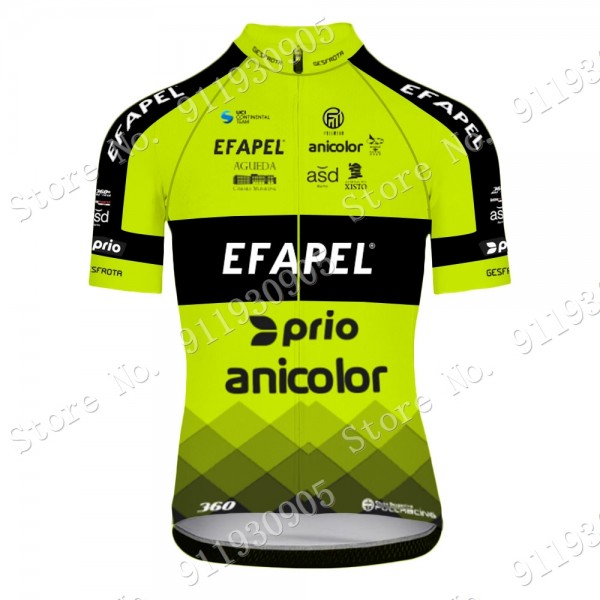 Efapel Pro Team Green 2021 Wielerkleding Fietsshirt Korte Mouw 2021072964