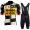New Style Jumbo Visma 2021 Team Fietskleding Fietsshirt Korte Mouw+Korte Fietsbroeken Bib 2021062670