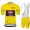 Yellow Alpecin Fenix Tour De France 2021 Team Fietskleding Fietsshirt Korte Mouw+Korte Fietsbroeken Bib 2021062706