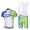 Liquigas Cannondale Fietsshirt Korte mouw+Korte fietsbroeken Bib met zeem Kitsgroen wit 4263