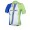 2013 Cannondale Fietsshirt Korte mouw wit groen blauw 3801