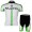 2013 KUOTA Fietsshirt Korte mouw+Korte fietsbroeken met zeem Kits wit groen 648