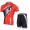 2013 Scott Racing Fietsshirt Korte mouw+Korte fietsbroeken met zeem Kits rood zwart 4024