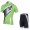 2013 Scott Racing Fietsshirt Korte mouw+Korte fietsbroeken met zeem Kits groen zwart 4023