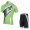 2013 Scott Racing Fietsshirt Korte mouw+Korte fietsbroeken met zeem Kits groen zwart 738