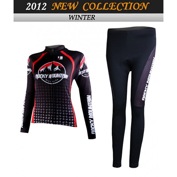 2012 Dames rocky Fietskleding Fietsshirt lange mouw+Lange fietsbroeken 3666