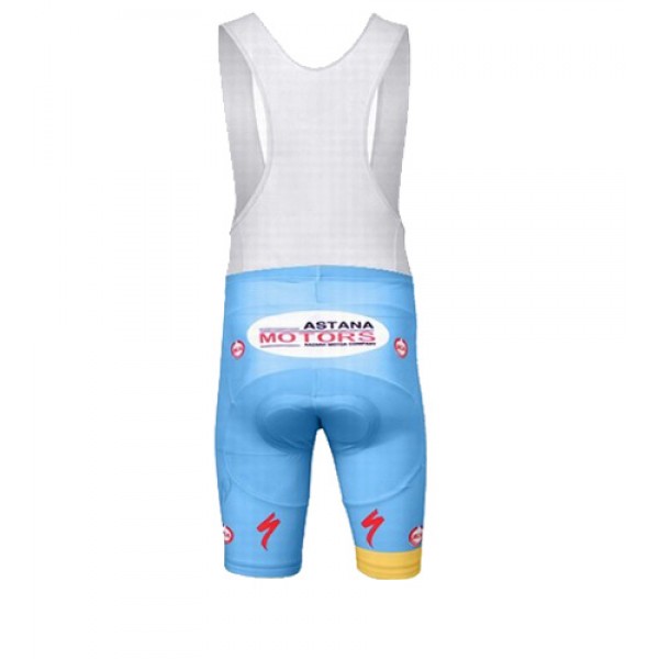 2014 Astana Team Specialized Korte fietsbroeken Bib met zeem 814