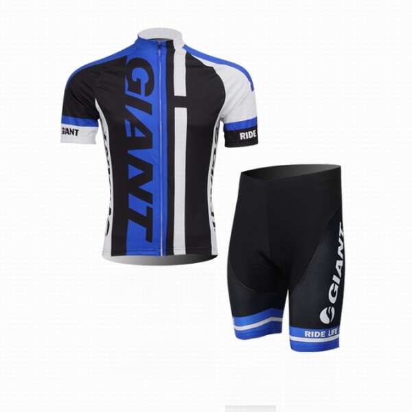 2014 Giant Fietspakken Fietsshirt Korte+Korte fietsbroeken zeem zwart blauw 3990