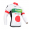 Europcar 2014 Fietsshirt lange mouw Zwart Wit Rood Groen 1223