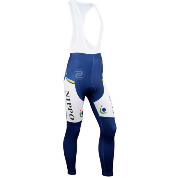 2014 FANTINI Lange Fietsbroeken Bib Blauw geel Wit 1419