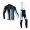 2014 Cannondale Fietskleding Fietsshirt Lange Mouwen+lange fietsbroeken Bib Wit Groen Blauw 1439