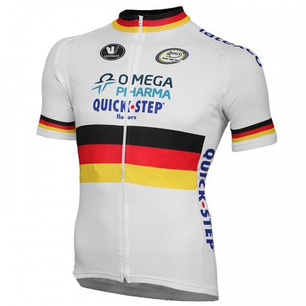 2015 Omega Pharma Quick Step Fietskleding Fietsshirt Korte wit 1897