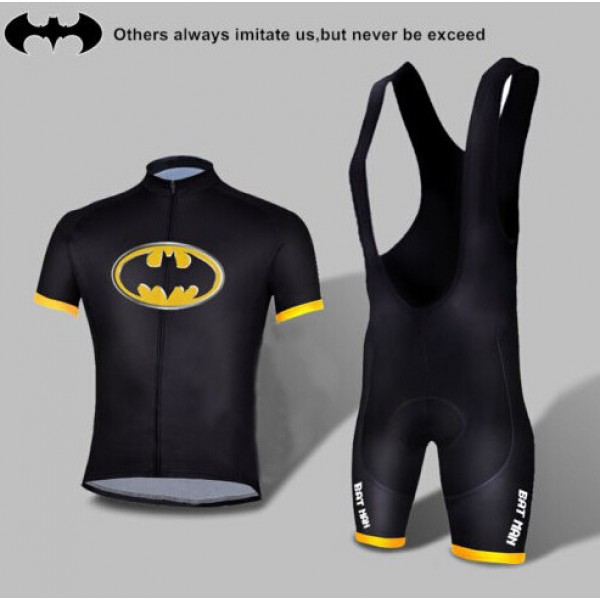 2015 Bat-Man Fietskleding Fietsshirt Korte+Korte Fietsbroeken Bib 2422