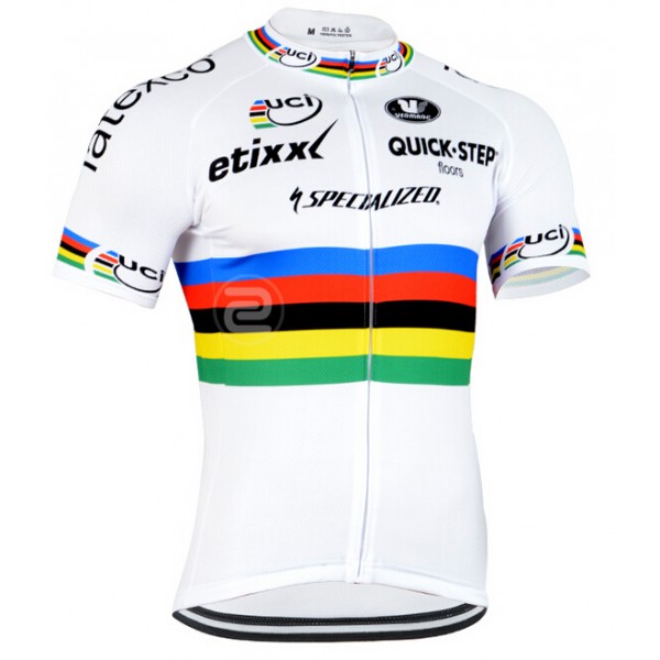 2015 Specialized Quick Step Fietsshirt Korte Mouw 1907