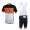 2015 Sportful wit zwart orange Fietskleding Set Fietsshirt Korte Mouwen+Fietsbroek Bib Korte 2269
