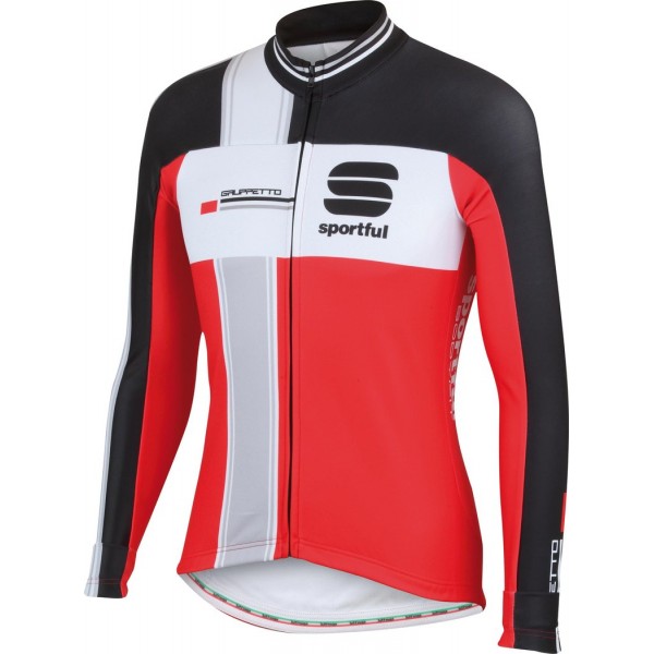 2015 Sportful Gruppetto LS Rood Fietsshirt lange mouw Rouge 2278