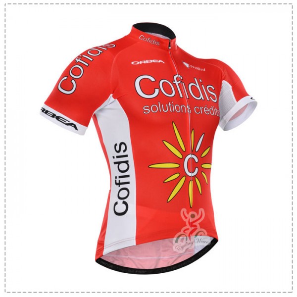 2015 Cofidis Fietskleding Fietsshirt Korte 1722