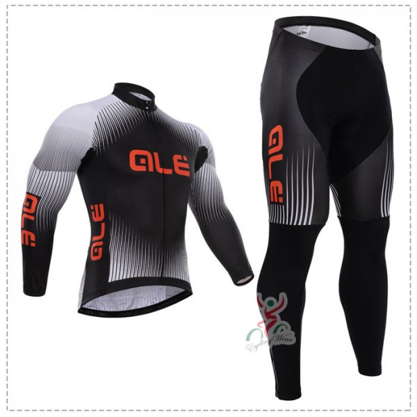 2015 ALE giordana Fietskleding Fietsshirt lange mouw+Lange fietsbroeken 2540