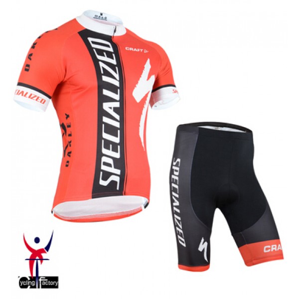 2015 Specialized Fietsshirt Korte Mouw+Korte Fietsbroeken 2081