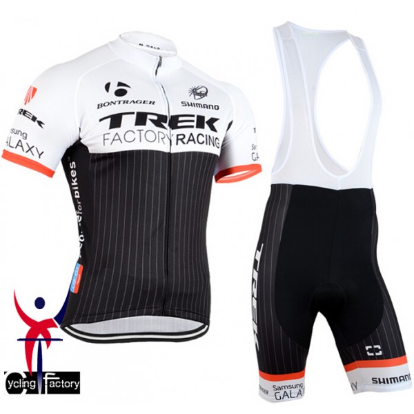 2015 Trek Factory Racing Fietskleding Fietsshirt Korte+Korte Fietsbroeken Bib 2102