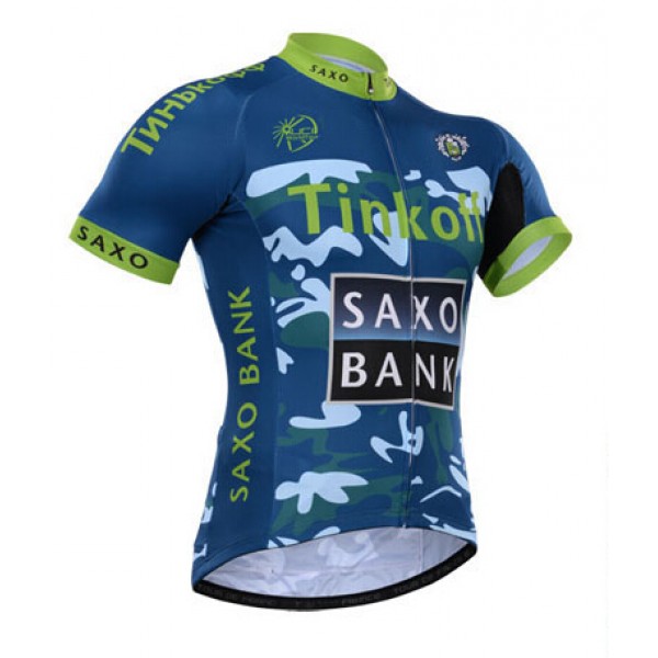 2015 Tinkoff Saxo Bank Camouflage Fietskleding Fietsshirt Korte 1962