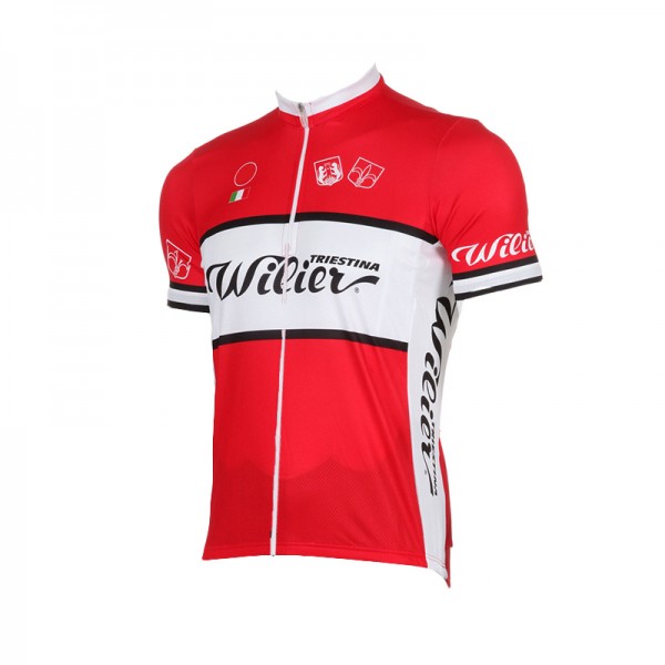 WILIER 2015 wit rood Fietsshirt Korte Mouwen 2296