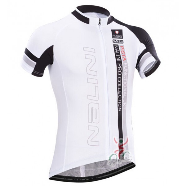 2014 Nalini Fietskleding Fietsshirt Korte Zwart wit 1464