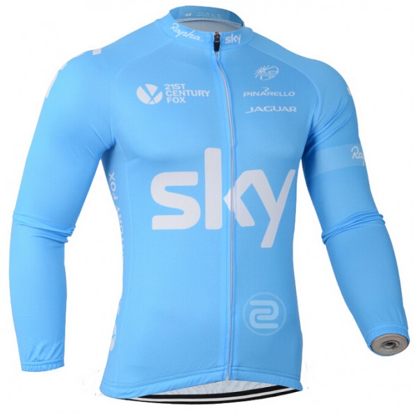 2014 Sky Fietsshirt lange mouw Zwart 1349