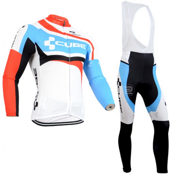 2014 Cube Fietskleding Fietsshirt lange mouw+Lange fietsbroeken Bib 946