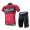 2015 Nalini Racing-Drapeau rood Fietsshirt Korte Mouwen+Fietsbroek 2022