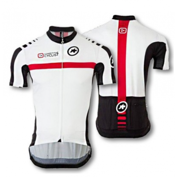 2015 ASSOS Proteam Fietsshirt Korte Mouwen wit 1491