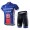 2015 Garmin Cannondale Fietskleding Set Fietsshirt Korte Mouwen+Fietsbroek Korte blauw 1593