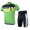 2015 Scott RC Fietskleding Set Fietsshirt Korte Mouwen+Fietsbroek Korte groen 2246