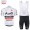 2015 AUDI Castelli Fietskleding Set Fietsshirt Korte Mouwen+Fietsbroek Bib Korte wit 2312